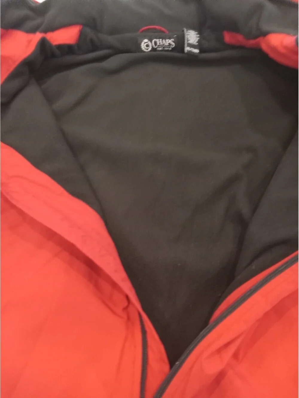 Chaps jacket size